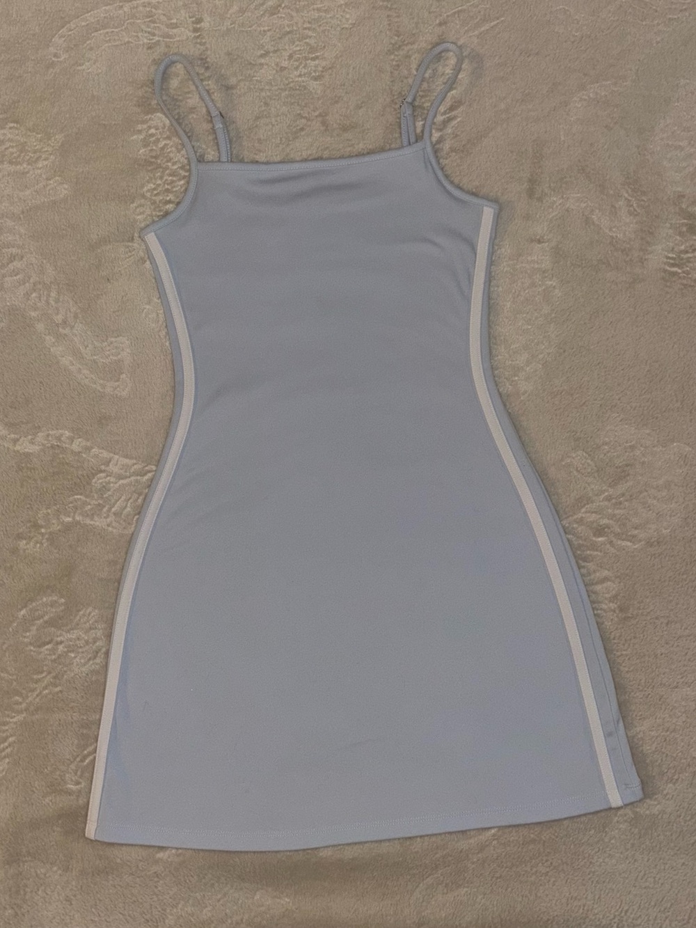 Light Blue Strappy Bodycon Dress